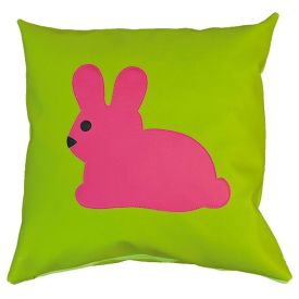 Kindergarten line - Bunny Square Cushion