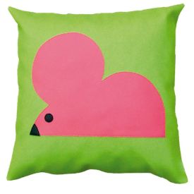 Kindergarten line - Mouse Square Cushion