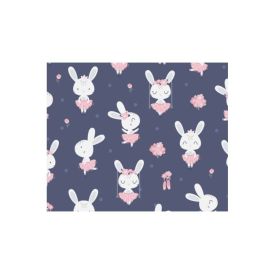 Bunny Weighted Blanket On A Navy Blue Background 4Kg(80cm x 100cm)