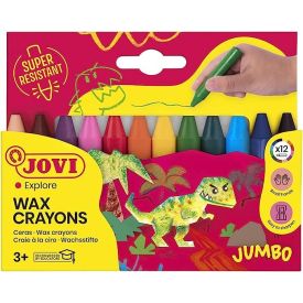 Jovi Wax Crayons Thick X12