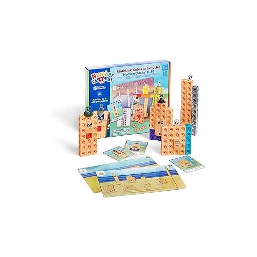 MathLink Cubes Numberblocks 21-30 Activity Set