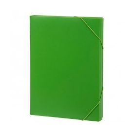 Elastic Box File PVC 30mm Spine - Green