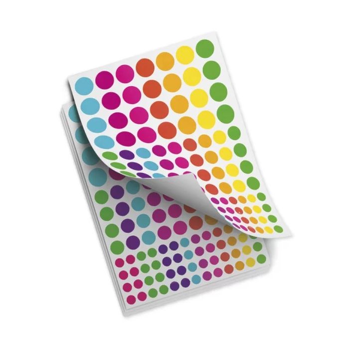 Commendation Sticker Commendation stickers - Colourful dots 464 pcs