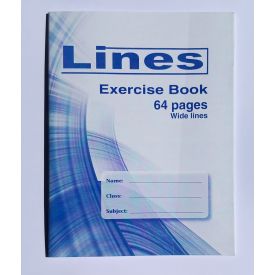 Lines Ex/Book 64 Pages Wide...