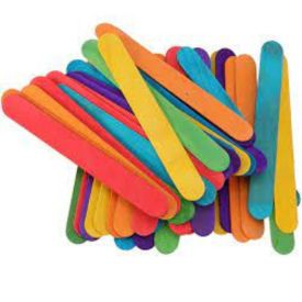 Lollipop Sticks Jumbo - Coloured