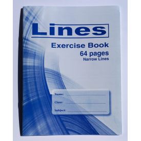 Exercise Book - Lines - 64...