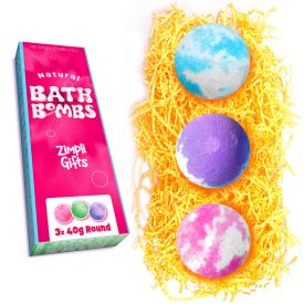 Round Bath Bomb Gift Set (3pk)