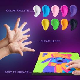 Okto Sensory Art Clay Painting by Numbers – Bunny