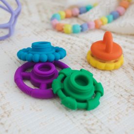 Rainbow Stacker Teethers - Rainbow Bright