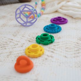 Rainbow Stacker Teethers - Rainbow Bright