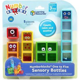 Numberblocks One to Five Sensory Bottles