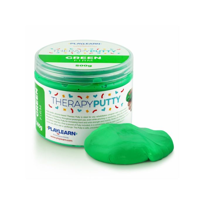 500g Therapy Putty : Green / Medium