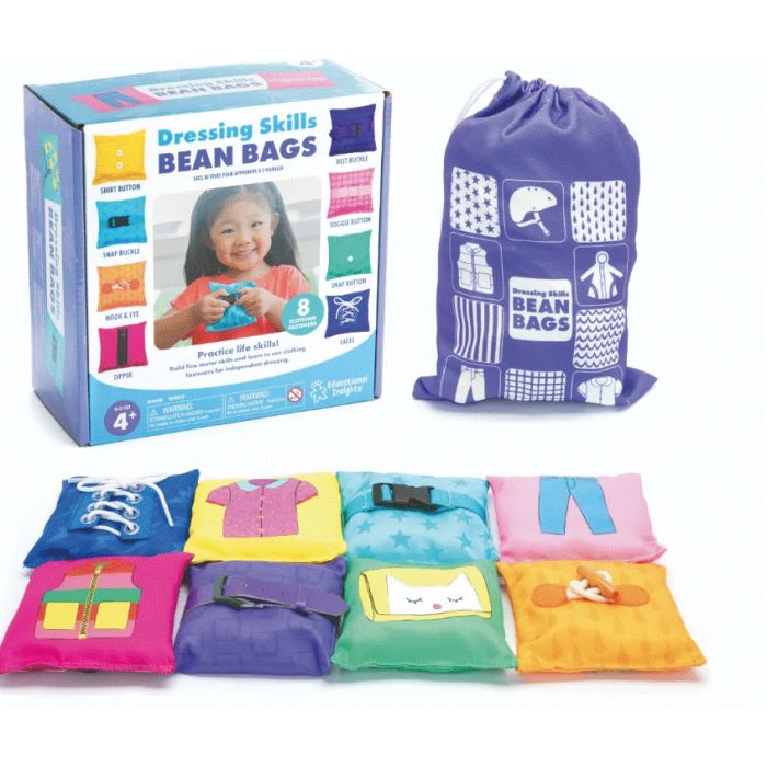 Learn to dress myself bean bags