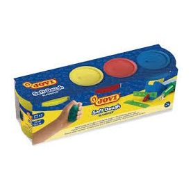 Jovi Soft Dough Pack 3 Jars 125cc Ass - 3 Tubs