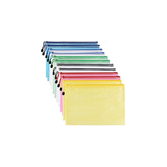 Zipper Wallet A4- Colour may vary
