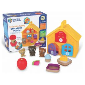 Three bear family story time picnic
