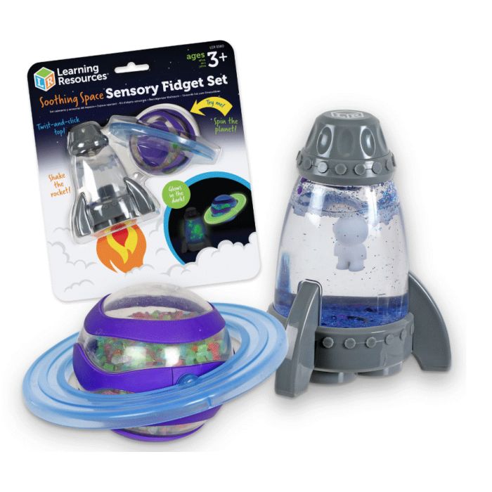 Soothing space sensory fidget set