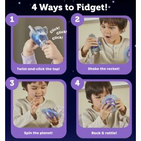 Soothing space sensory fidget set