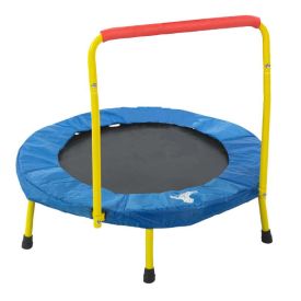 Trampoline with handle