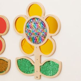 TTS Mark Making Sequin and Mirror Daisy Frame