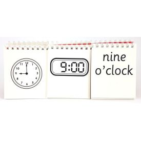 Let's Tell the Time! to the hour Flip Book