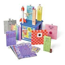 Numberblocks Mathlink Cubes Activity Set Heroes with Zeroes