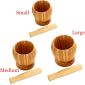 Wooden Pestle and Mortar small