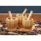 Wooden Pestle and Mortar
