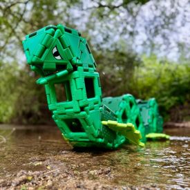 Giant Polydron Dinosaur Set