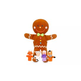 Gingerbread man set hand puppet