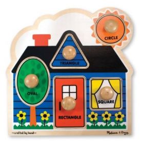 Melissa and Doug - First Shapes Large Peg Puzzle