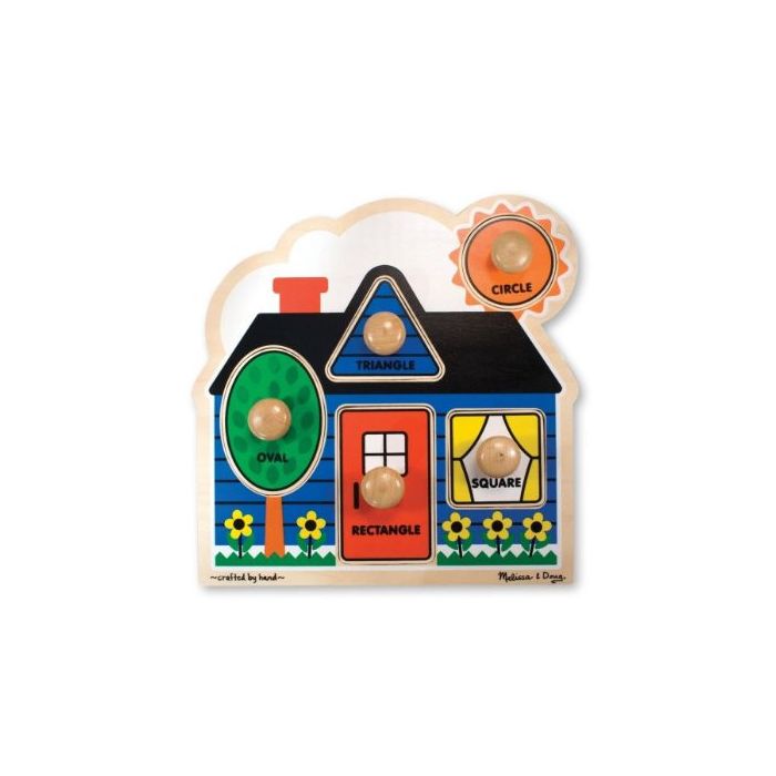 Melissa and Doug - First Shapes Large Peg Puzzle