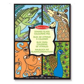 Melissa and Doug - Colouring Pad - Stained Glass - Animal