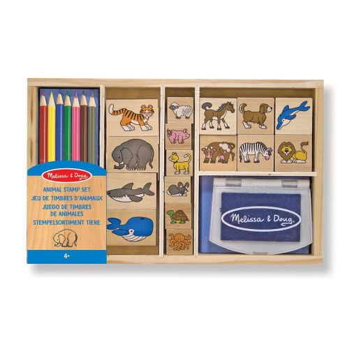 melissa and doug stamp set animals