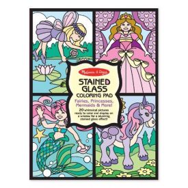 Melissa and Doug - Princess Stained Glass Colouring Pad