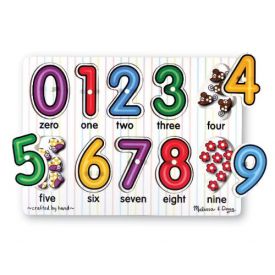 Melissa and Doug - See Inside Number Peg Puzzle 