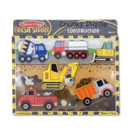 Melissa and Doug - Construction Chunky Puzzle