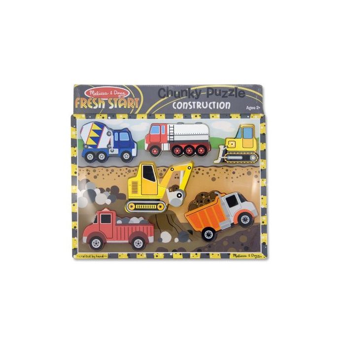 Melissa and Doug - Construction Chunky Puzzle