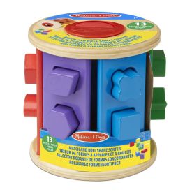 Melissa and Doug - Match and Roll Shape Sorter